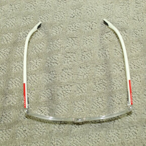 Prada VSP 10A Clear Front White Ear Piece Prescription Glasses Frames Only - Picture 4 of 8